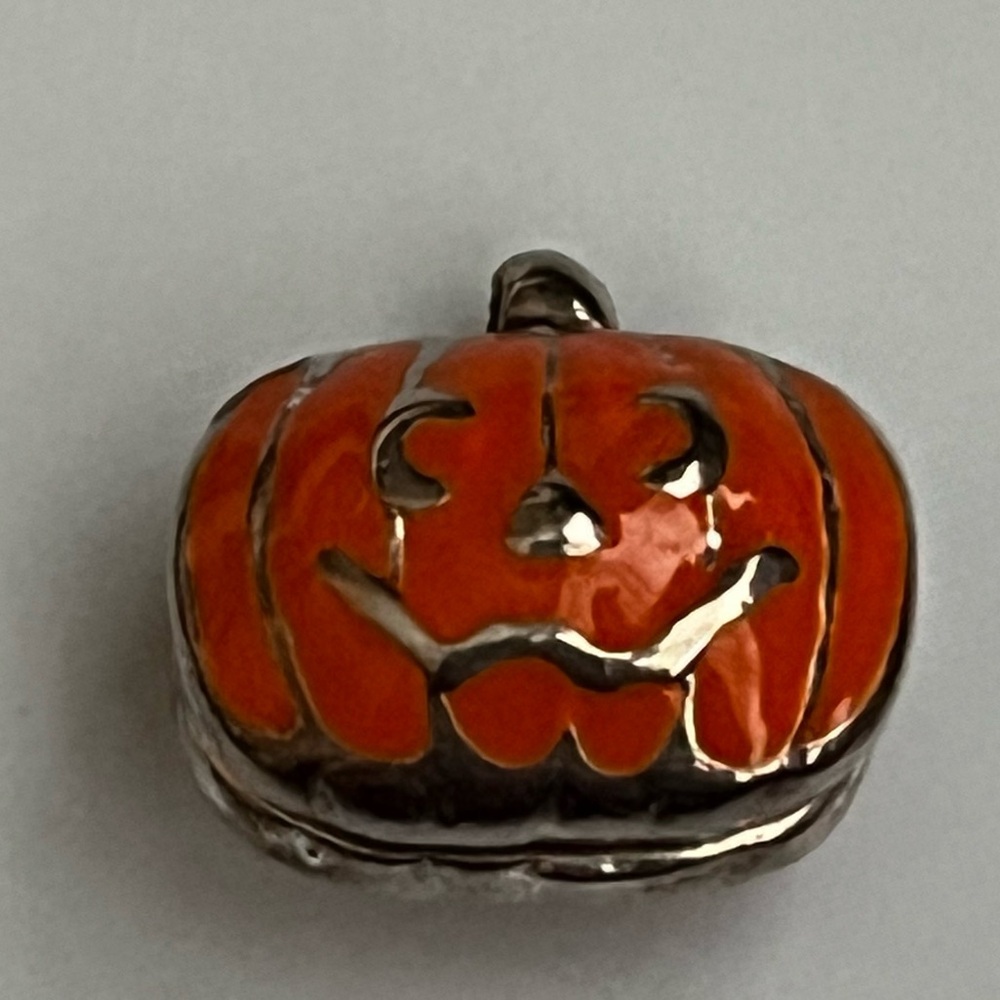 Jack O Lantern Bead Smiling Pumpkin Halloween